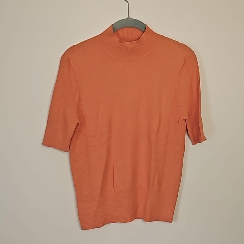 🎯 Jones Wear Petite XL Orange Short Sleeve Top